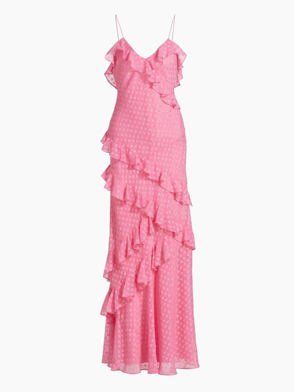 LoveShackFancy Rialto Ruffled Maxi Slipdress - Picture 2 of 9